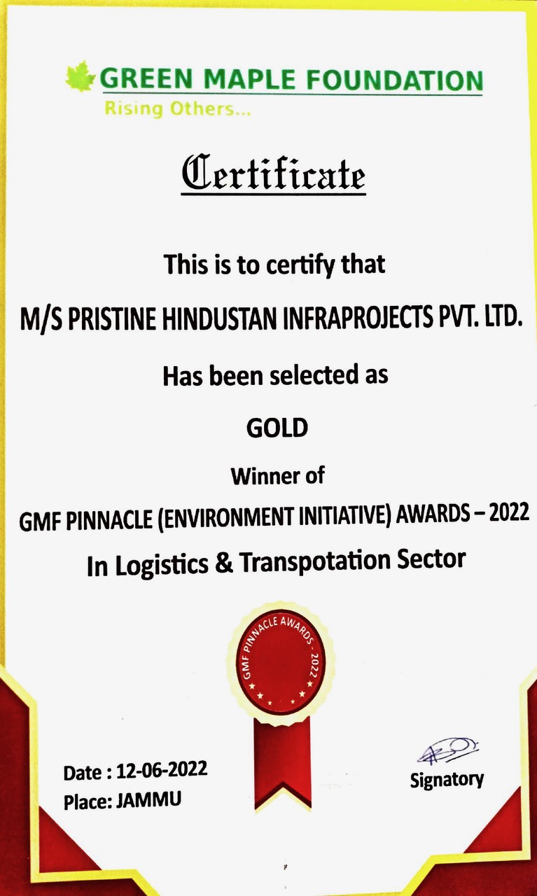 GMF Pinnacle (Environment Initiative) Award in Logistics & Transportation - Gold Award